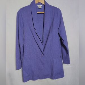 Custom Styled By Erminia Sz XL Women's Purple Blazer